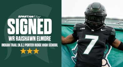 Michigan State 2026 three-star wide receiver signee Raishawn Elmore.