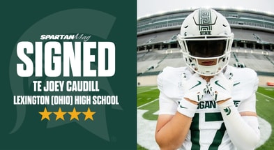 Michigan State 2026 four-star tight end signee Joey Caudill.