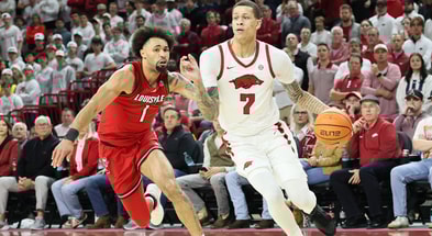 University of Louisville men's basketball went on the road for the first time this season and came home with a digit in the loss column after an 89-80 defeat at the hands of No. 25 Arkansas.