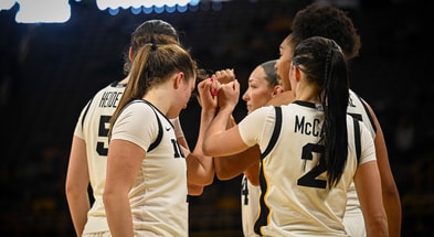 The Hawkeyes defeated Rutgers in their Big Ten opener on Saturday night. (Photo by Dennis Scheidt)