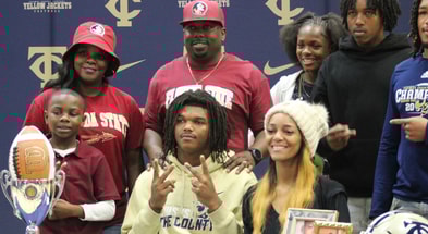 Cam Brooks signing with Florida State (Matt LaSerre/Warchant)