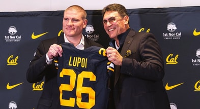 Tosh Lupoi and Ron Rivera