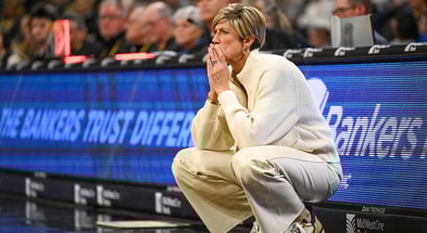 How are the Hawkeyes faring with certain players on the floor. (Photo by Dennis Scheidt)