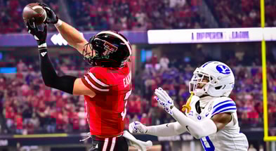 Texas Tech WR Coy Eakin catching a touchdown vs BYU