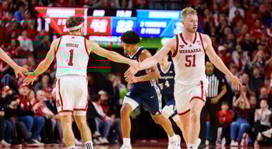 Rienk Mast Sam Hoiberg Nebraska basketball