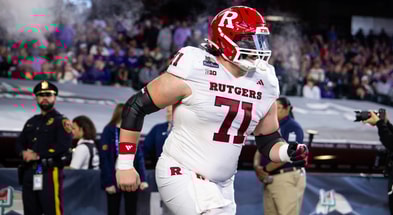 Rutgers Football offensive lineman John Stone