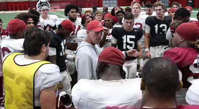 Kalen DeBoer addresses his Alabama team
