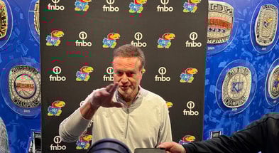 Bill Self talks Davidson