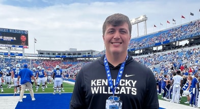 Brady Hull on Kentucky visit (Photo via Brady Hull)