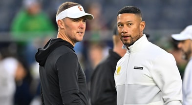 Lincoln Riley, USC. Marcus Freeman, Notre Dame