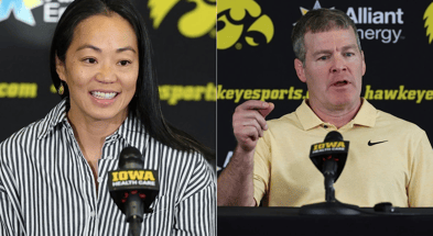Iowa wrestling head coaches media day photos