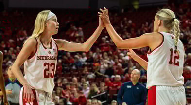 Britt Prince and Jessica Petrie Nebraska Women’s Basketball