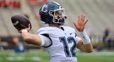 UConn Football quarterback Tucker McDonald