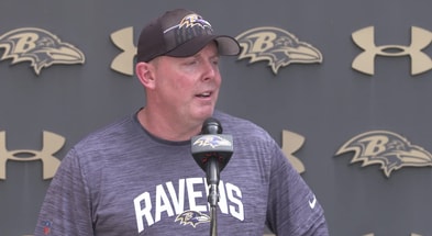 George Godsey with the Baltimore Ravens