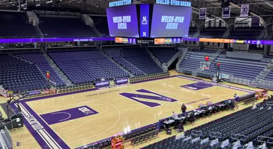 The Hawkeyes are set to face the Wildcats this evening in Evanston. (Photo by Kyle Huesmann)