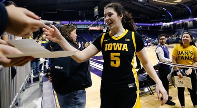 The Hawkeyes had to grind out a win on Monday against Northwestern. (Photo by Brian Ray/UI Athletics)