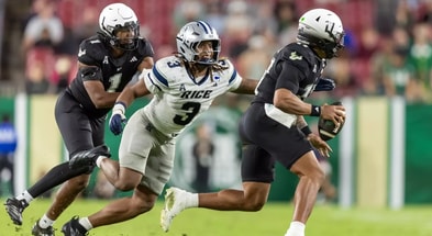 Rice linebacker Ty Morris