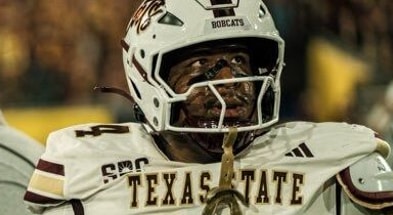 Texas State offensive lineman Tellek Lockette