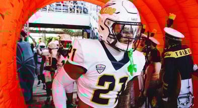 Toledo cornerback Braedyn Moore