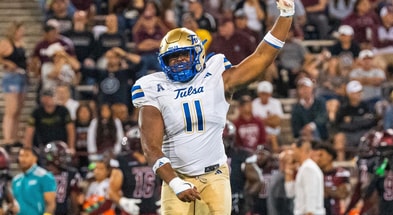 Tulsa edge rusher J'Dan Burnett