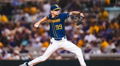 West Virginia pitcher Chase Meyer