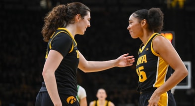 The Hawkeyes picked up a crucial win in College Park to stay undefeated in Big Ten play. (Photo by Dennis Scheidt)