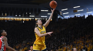 The Hawkeyes defeated the Buckeyes on Sunday afternoon in Iowa City. (Photo by Dennis Scheidt)
