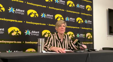 Jan Jensen caught up with the media after the Hawkeyes win over Ohio State.