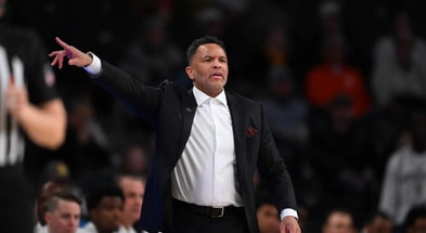 Georgia Tech head coach Damon Stoudamire vs. Clemson