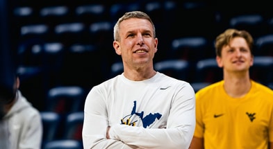 West Virginia head coach Ross Hodge