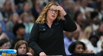 The Hawkeyes will face the Bruins on Sunday in Los Angeles. (Photo by Kirby Lee-Imagn Images)