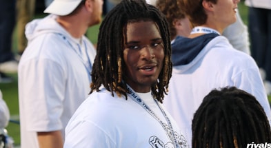 Offensive lineman Q'Mari Hudson (2027) from Western Branch H.S. in Virginia. (Credit: Ryan Snyder | Blue White Illustrated)