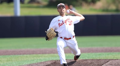 Rutgers pitcher Joe Mazza