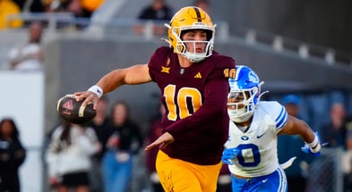 LSU landed the No. 1 transfer QB in Sam Leavitt - but will injury hold him back? (Photo: USA Today)