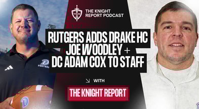 Drake HC Joe Woodley and DC Adam Cox