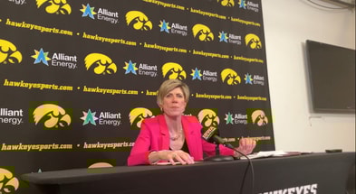 The Hawkeyes defeated Washington on Wednesday night.