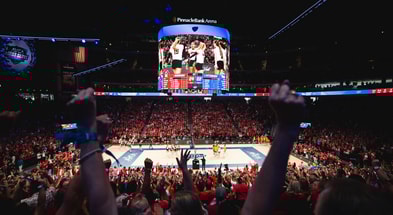 Nebraska volleyball at PBA