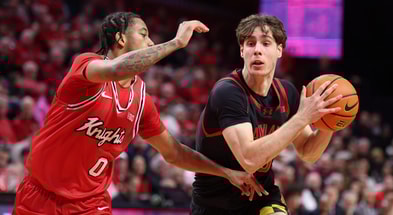 Rutgers Scarlet Knights guard Tariq Francis versus Maryland 2026