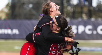 Alexis Jensen and Jordy (Bahl) Frahm Nebraska Softball