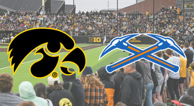A play-by-play recap of the matchup between the Hawkeyes and Pioneers.