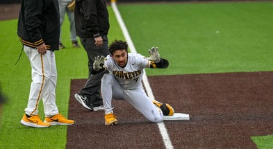 The Hawkeyes defeated DIII UW-Platteville on Tuesday afternoon. (Photo by Dennis Scheidt)