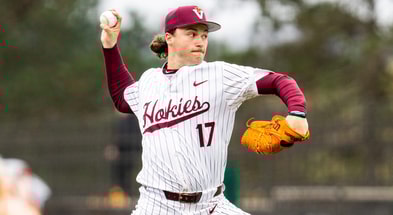 Virginia Tech pitcher Brett Renfrow