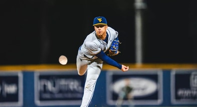 West Virginia rigth-handed pitcher Dawson Montesa