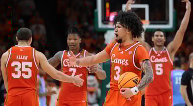 Miami guard Tre Donaldson