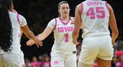 The Hawkeyes defeated the Boilermakers on Thursday night. (Photo by Dennis Scheidt)