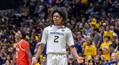 West Virginia guard Amir Jenkins