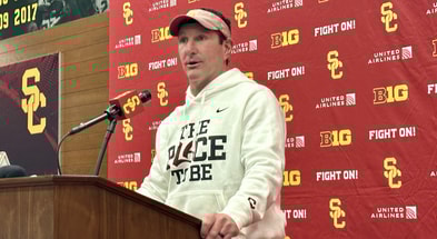 USC Trojans linebackers and special teams coordinator Mike Ekeler