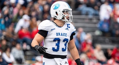 Drake linebacker Sean Allison