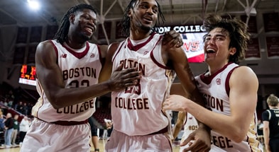 Boston College's Aidan Shaw celebrates buzzer beater over Wake Forest (2026)