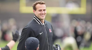 Rutgers Football assistant coach Luke Carrezola